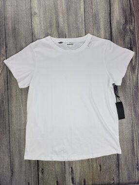 One Teaspoon NWT Men's Mr Ray Distressed White TEE